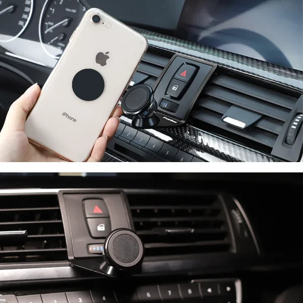 Phone Holder Car Air Vent Outlet Mount Degree Rotatable Phone Magnetic Cradle For BMW 1 3 4 series F30 F31 F32 F33 F34 F35 F80 - Image 3