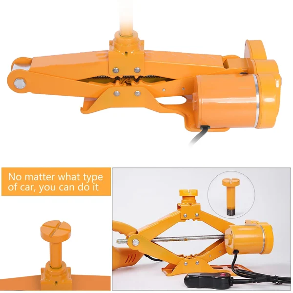 3Ton 12V DC Automotive Car Electric Jack Lifting SUV Van Garage and Emergency Equipment - Image 2