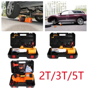 2T/3T/5T Electric Car Jack 12V Hydraulic Jack Lift Portable Car Jack for SUV MPV Sedan Truck Change Tires Garage Repair Tools