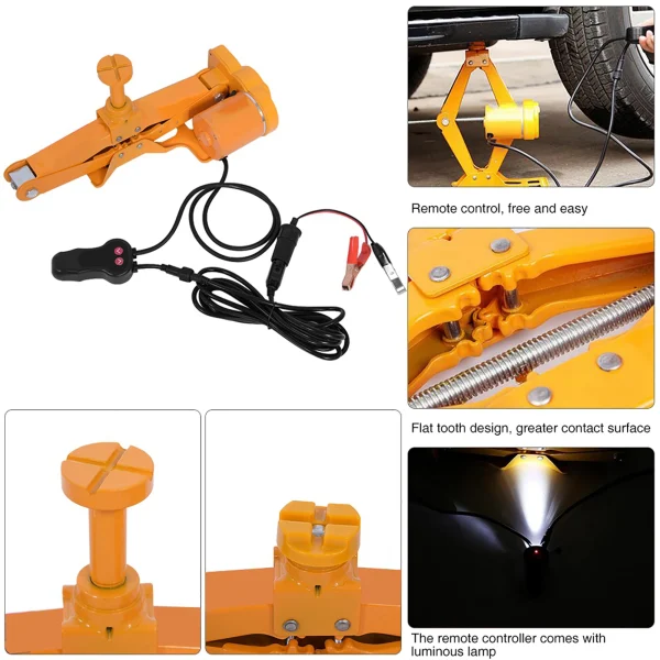 3Ton 12V DC Automotive Car Electric Jack Lifting SUV Van Garage and Emergency Equipment - Image 3