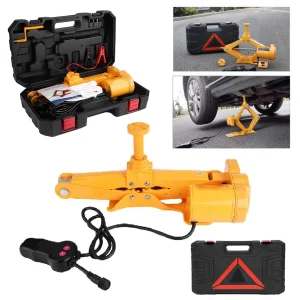 Auto Electric Jack 2 Ton 12V DC Automotive Car Automatic Electric Lifting Jack Garage and Emergency Equipment Lifting Jack