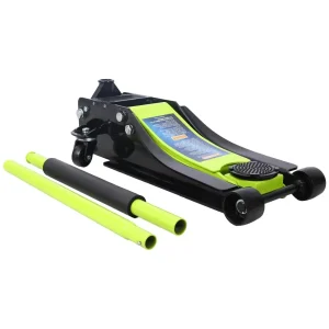 3.5 Ton Low Profile Heavy Duty Steel Racing Floor Car Jack with Dual Piston Quick Lift Pump Hydraulic Jack 4-21in